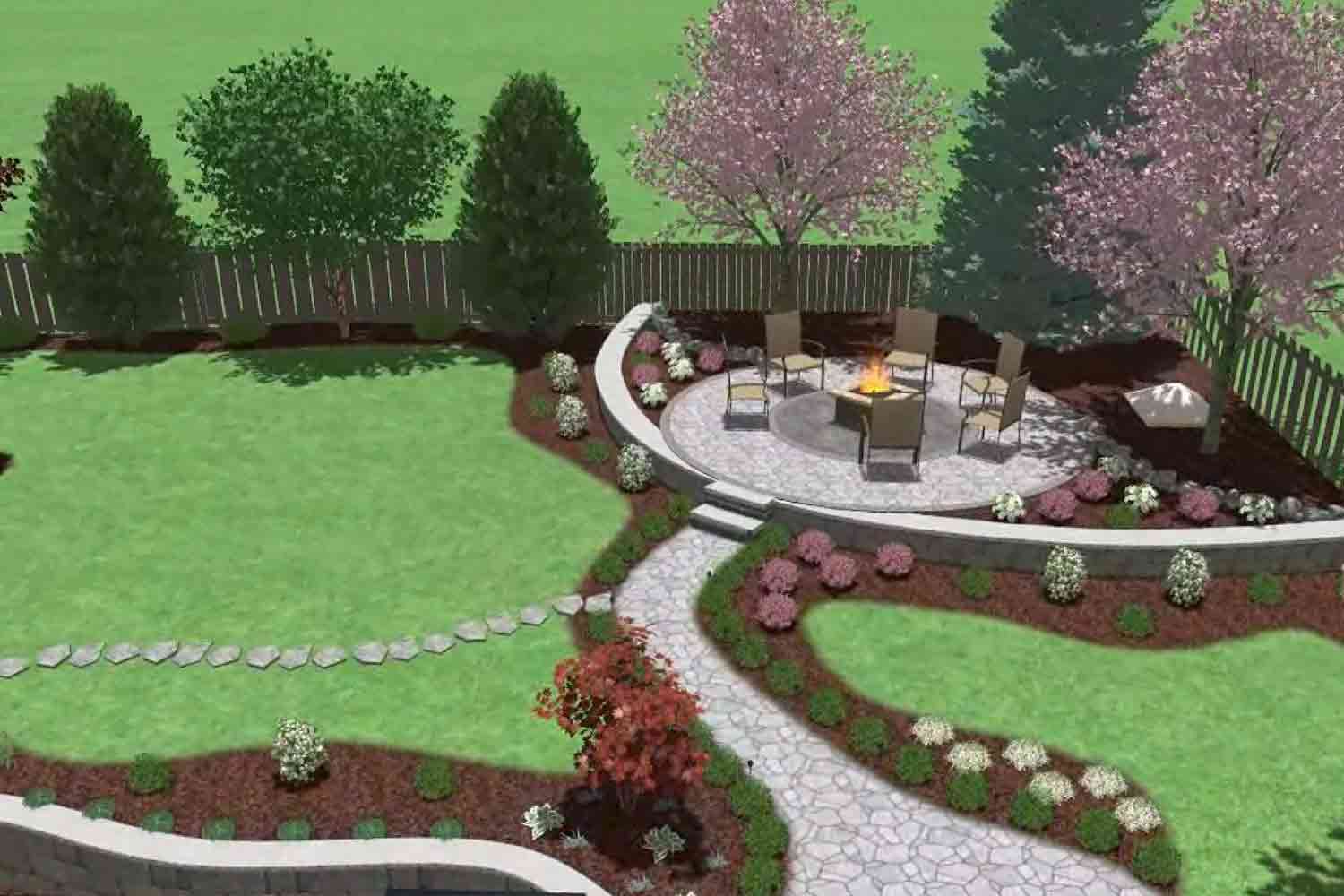 Landscape Design in Spring
